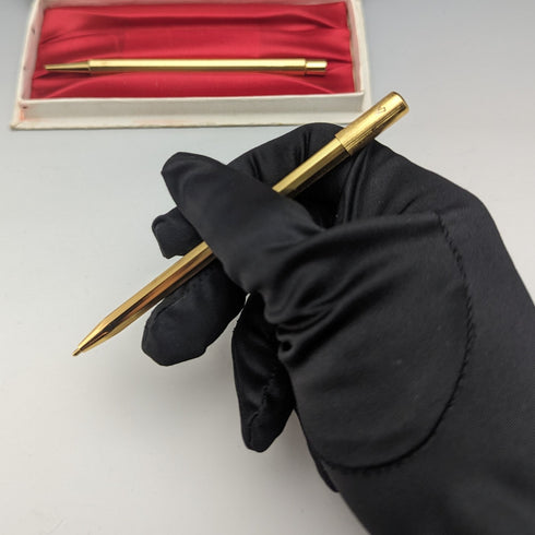 British vintage Conway Stewart pencil and ballpoint pen set in case